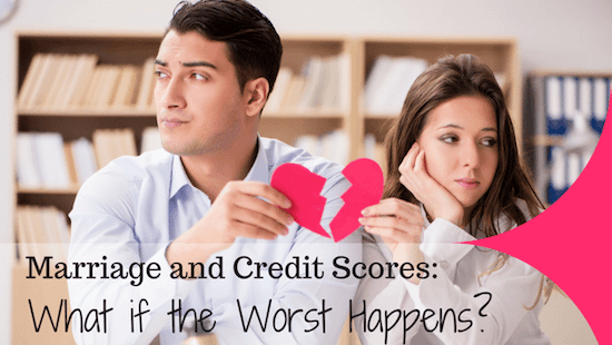 What happens to your credit when you get married?