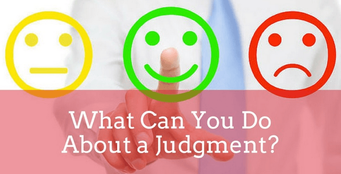 What is the law when it comes to companies and listing Judgments against you